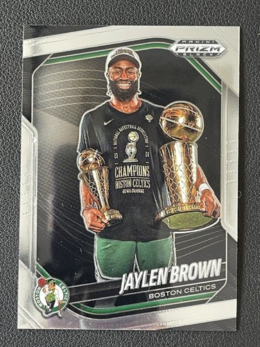 Jaylen Brown 2024-25 Panini Prizm Black Boston Celtics Base #170