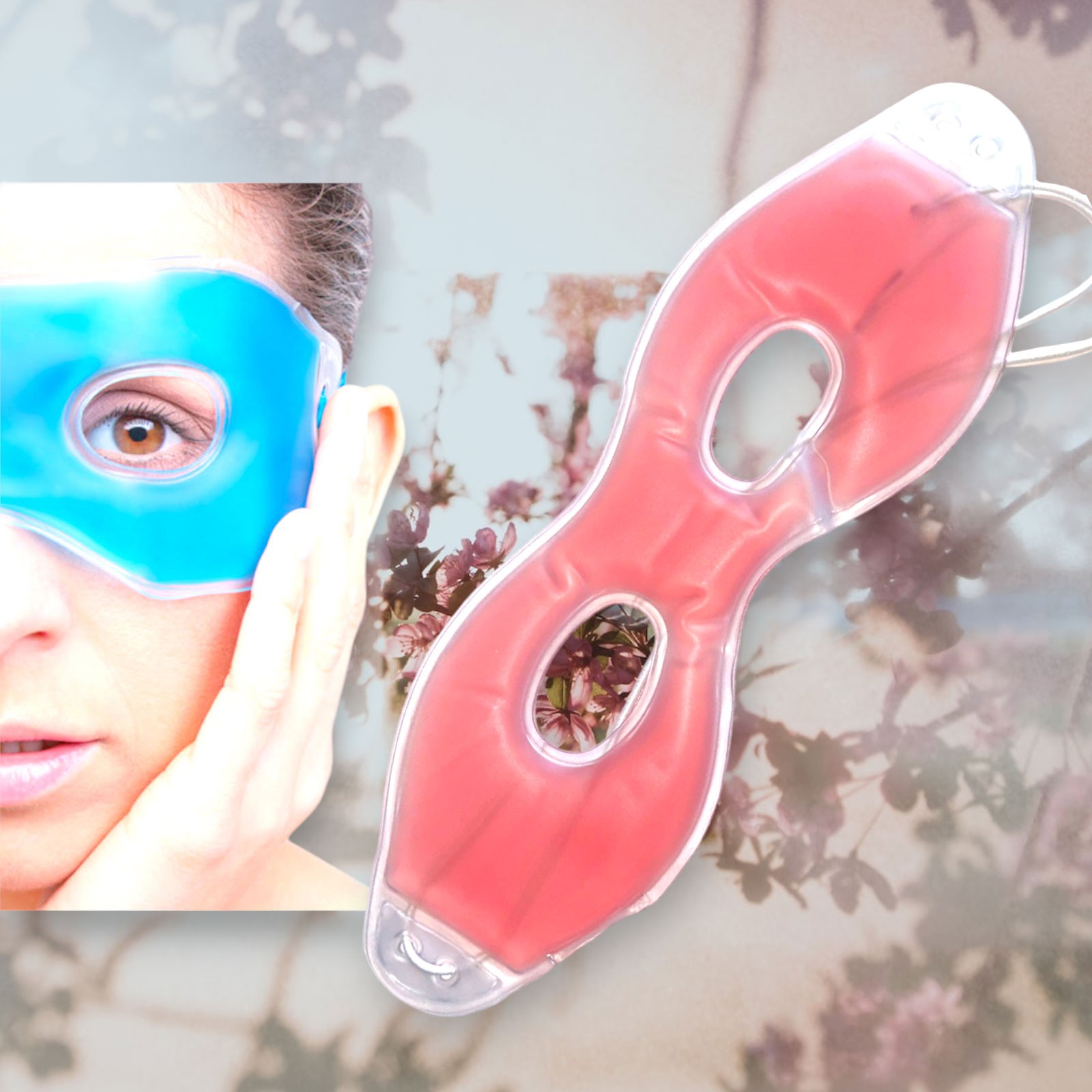 Kühlmaske Kühlbrille Kühlmaske Gel-Augenmaske Wellnessmaske Entspannungsmaske ✅