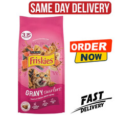 Friskies Dry Cat Food, Gravy Swirlers, 3.15 lb. Bag 2.43 per pound