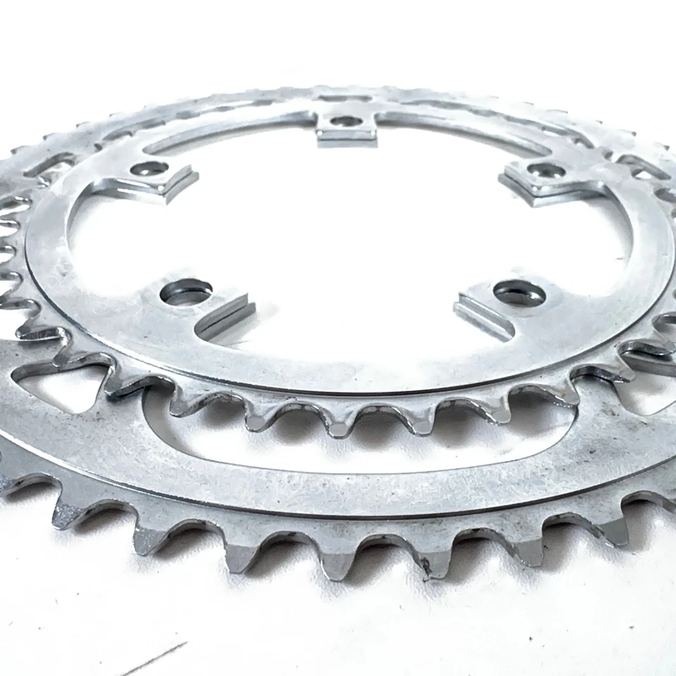 Sugino Vintage Steel Double Chainring Set 52/40t 110 BCD - Image 3 of 4