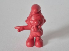 Lach Schlumpf roter Rohling  Schlümpfe raw Smurf Puffi Pitufo Schtroumpf