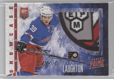 2013-14 Prime Knights Bottom Left /4 Scott Laughton Rookie Jumbo Patch RC 2o7