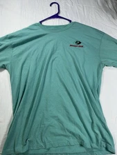 Blue Mossy Oak With Graphic On Back Extra Large