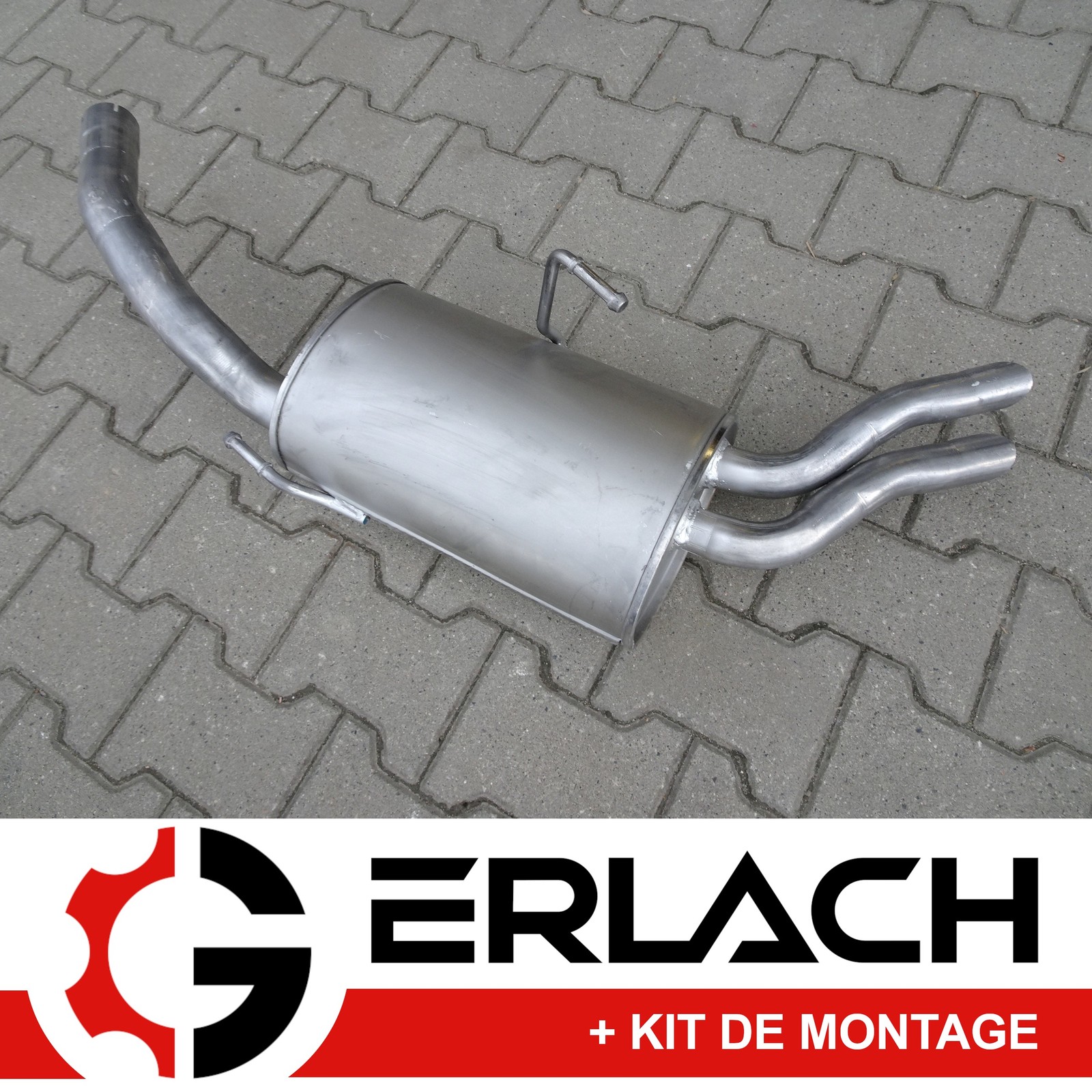 Silencieux arrière Peugeot Expert Citroen Jumpy Fiat Scudo 2.0 HDI JTD