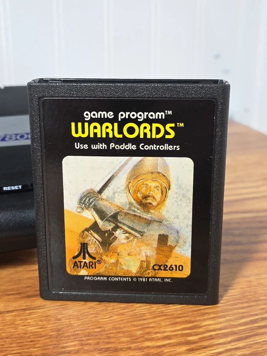 Warlords Sur Atari 2600 – Cartouche PAL Avec Notice – Jeu D’action Culte De 1981