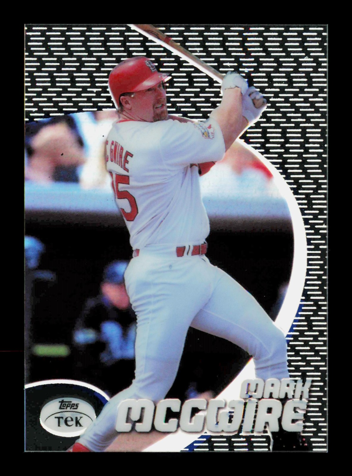 1998 Topps Tek #74 Mark McGwire Pre-Production St. Louis Cardinals