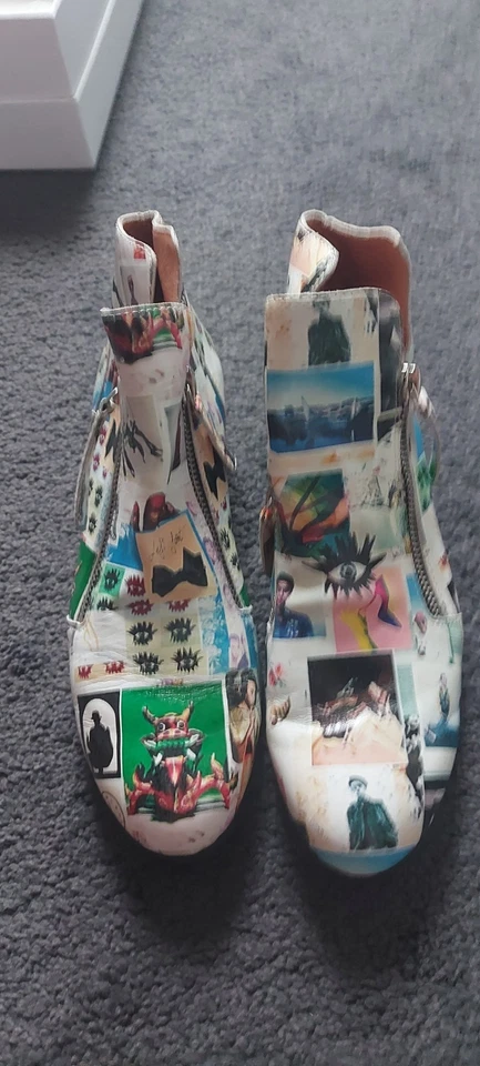 Stunning Django Juliette Genuine Leather Ankle Boots Au 6 Eu37 $249 BrandNew - image 3 of 4