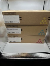 Genuine Ricoh Savin Lanier Toner SET SP C252HA 407654, 407655, 407656 3 Pk