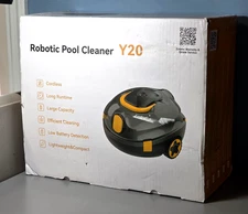 EZIOOV Y20 Cordless Robotic Pool Cleaner, Automatic Pool Vacuum -Read ad