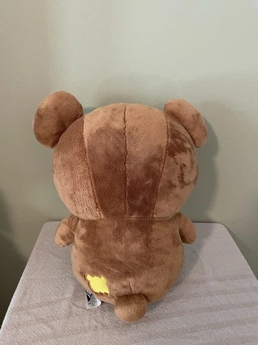 San-X Rilakkuma Plush Large 16" Teddy Original Series Chairoikoguma Brown Bear - Picture 3 of 6