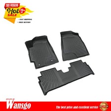 Front Rear All Weather Tpe Floor Mats For Toyota Highlander 2001-2007 5 Seat Usa Front Rear All Weather Tpe Floor Mats For Toyota Highlander 2001-2007 5 Seat Usa