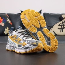 Off Arrow White Be Right Back Unisex Casual Sneakers Grey Mustard Yellow