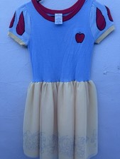 Disney Kids Snow White Dwarves Knit Tulle Dress Large New w/o Tags