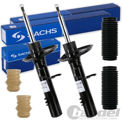 2x SACHS STOßDÄMPFER + PROTECTION KIT VORNE passend für BMW X3 E83 AB BJ 2004