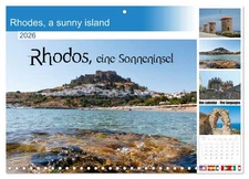 Rhodes, a sunny island (Monthly Wall Calendar 2026 11.7 x 16.5 (open)), CALVENDO
