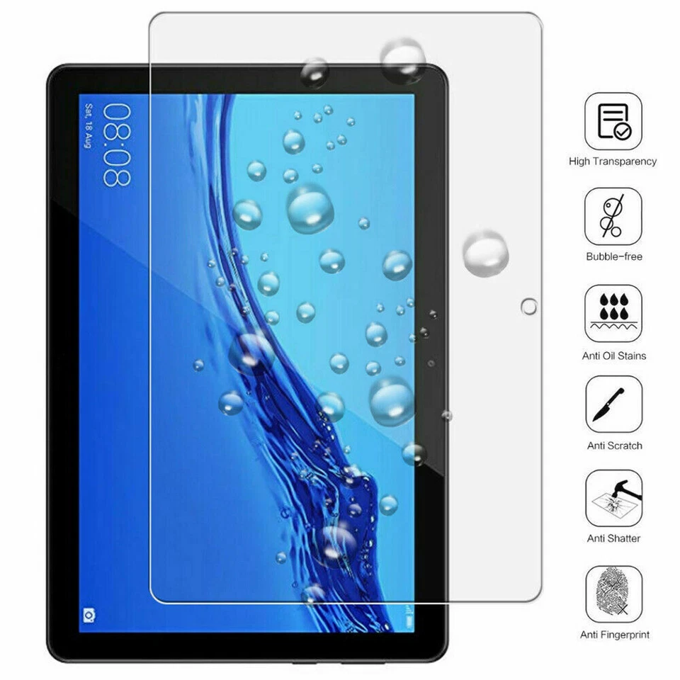 2xFor Huawei MediaPad T3/T5/M5/M6/T10/Pro/T8 Tempered Glass Screen Protector - Image 4 of 4