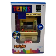 Basic Fun Arcade Classics TETRIS 40 Collector’s Edition Gold Handheld Target