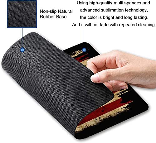 Personalized American Retro Flag Mouse Pad, American Vintage Flag Mouse ...