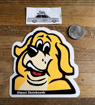 Almost Skateboards Rodney Mullen Mutt Sticker Blind Plan B Powell