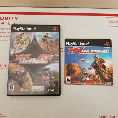 Lot of 2 MX Unleashed Games MX vs ATV Unleashed MX Unleashed Racing Bundle