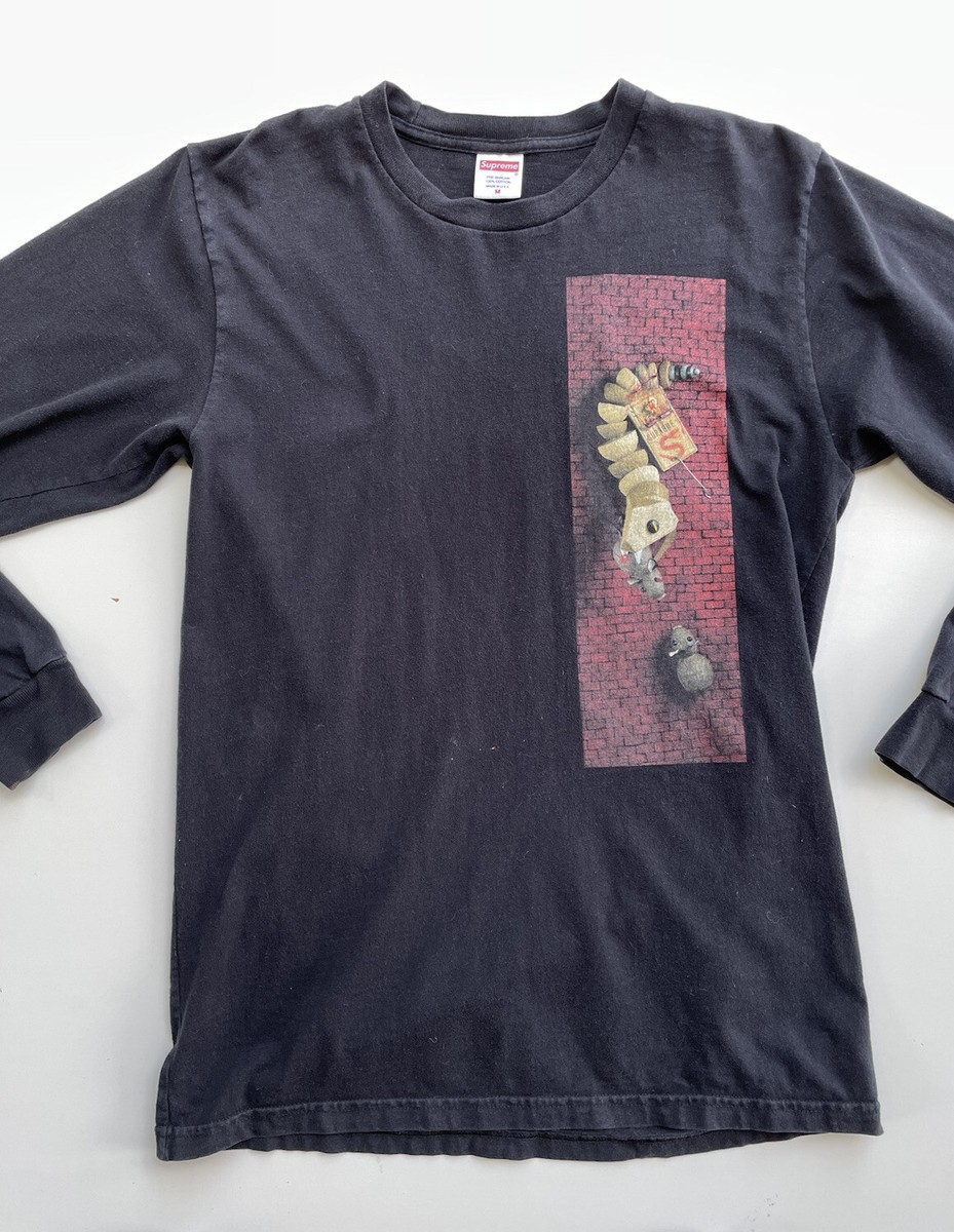 Supreme Shirt M Mike Hill Snake Trap Long Sleeve SS17 New York