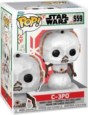 Funko - POP Star Wars: Holiday- C-3PO Snowman Brand New In Box