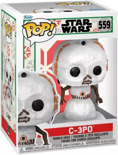 Funko - POP Star Wars: Holiday- C-3PO Snowman Brand New In Box