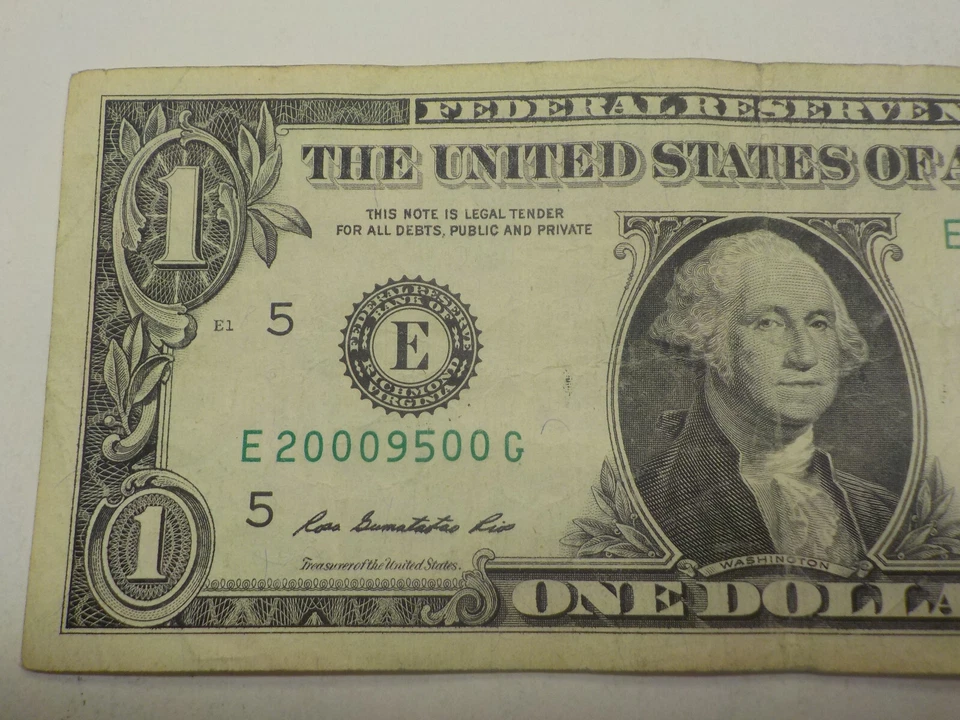 2000 SEP 5 OR 2000 MAY 9, 2000/9/5, E 20009500 G Birthday Note 1 $ Dollar Bill - Image 3 of 4