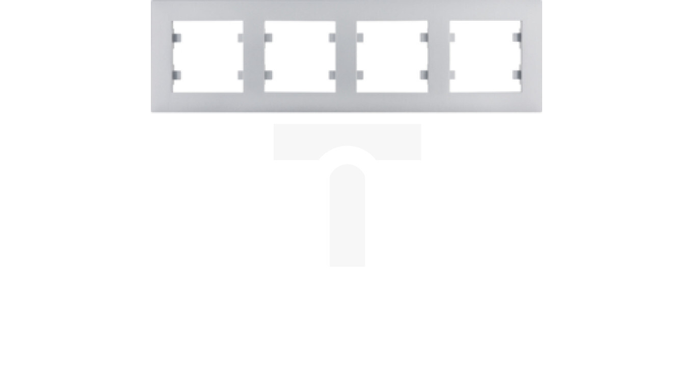Lumina intense Frame 4-fold horizontal silver WL5742 /T2UK