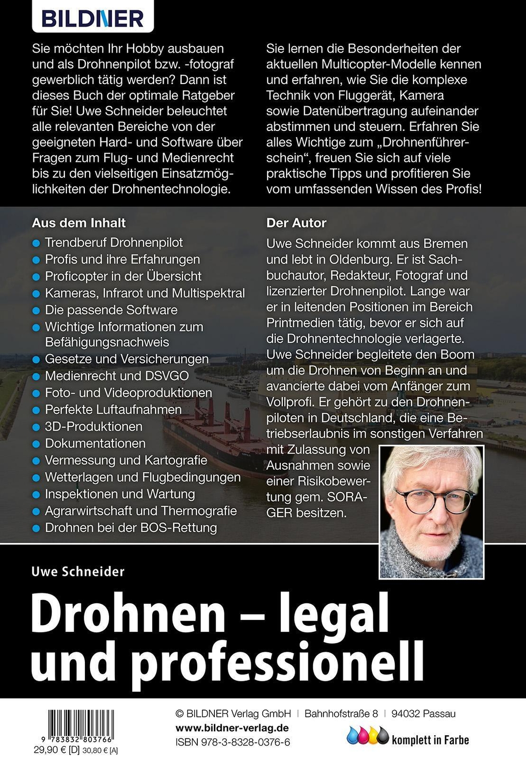 Thumbnail - Drohnen - Legal Und Professionell | Uwe Schneider | Buch | 224 S. |