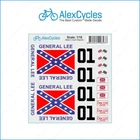 GENERAL LEE DUKE OF HAZZARD 1/18 Scale Decals Stickers Cut Kit RC Car Tamiya HPI