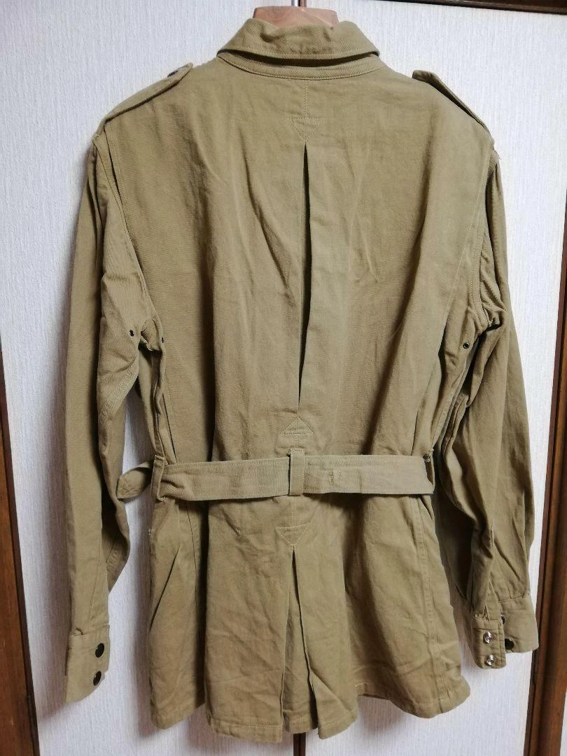 BUZZ RICKSON'S PARACHUTE JUMPER COAT Men BR11324 Cotton Size 40R Used from Japan
