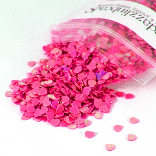 13,000 Tiny Plastic 3mm AB Heart Table Confetti Embellishment Vase Filler Decor - Picture 8 of 9