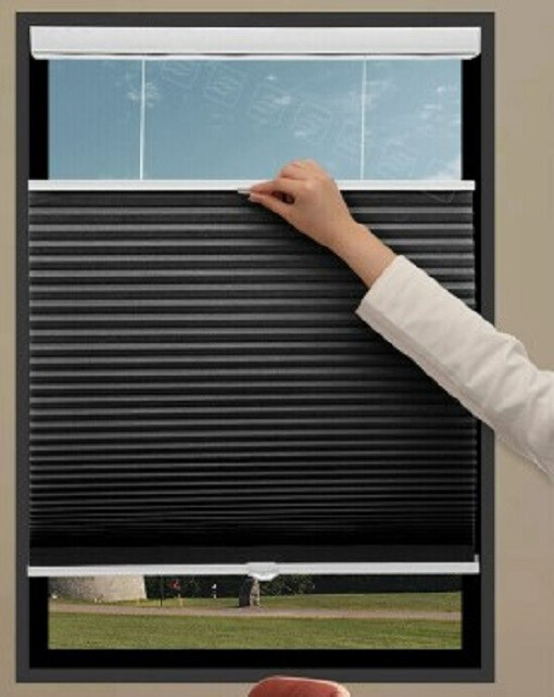 Cordless Cellular Top-Down Bottom Up Honeycomb Pleated Window Shades 36" x 64"