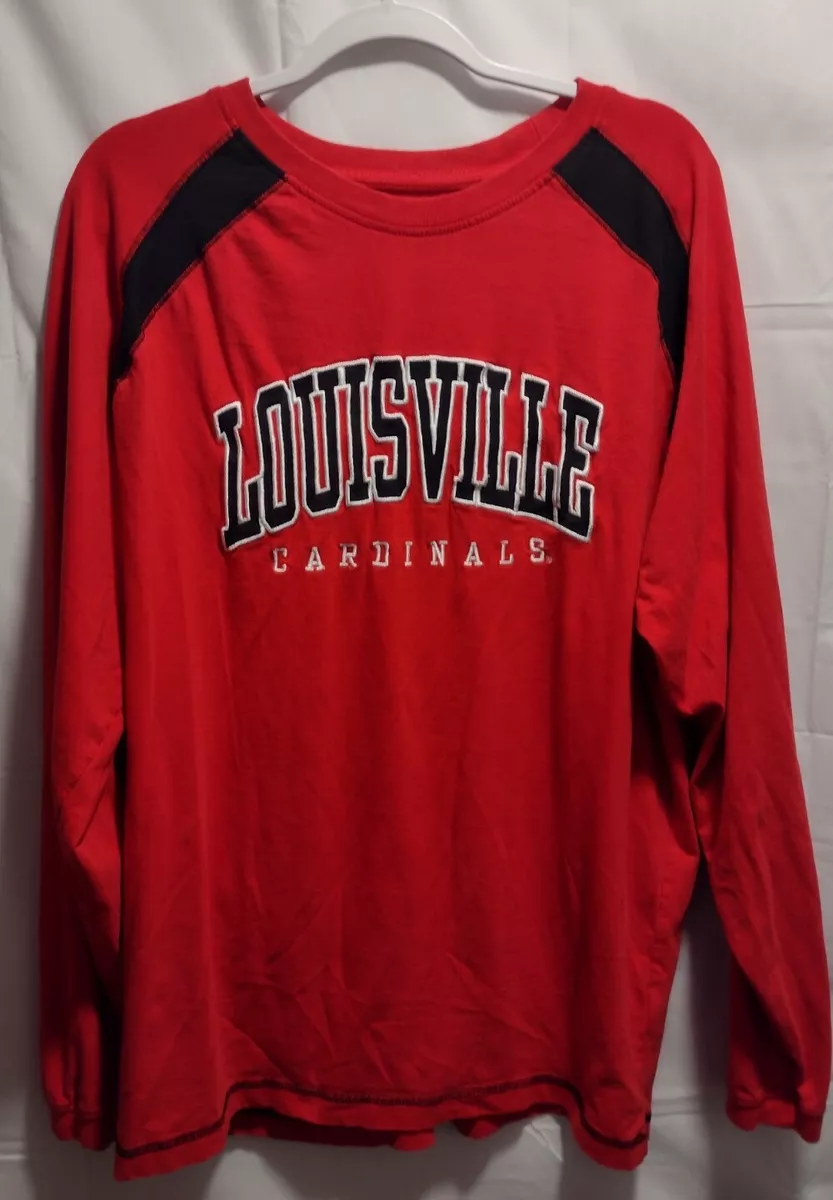 Louisville Cardinals Men's Hoodie Red Long Sleeve Pro Edge