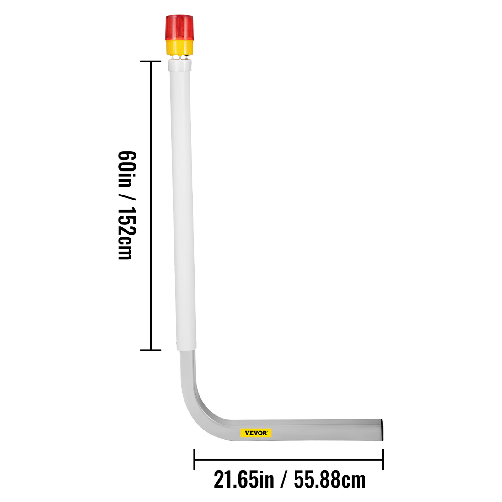 VEVOR Boat Trailer Guideon 60" Beam Posts/PolesPair with Tube Cover＆LED Light eBay