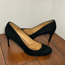 Coach Black Suede Pumps. Size 8