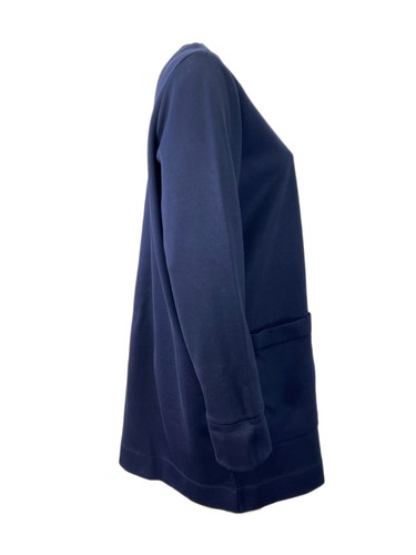 Marina Rinaldi Women's Navy Occupare Patch Pockets Zipper Jacket NWT - Picture 2 of 3