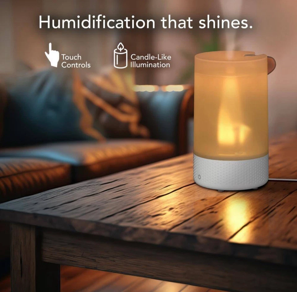 Sharper Image VOTIV 7 Ultrasonic Humidifier with Flameless Candlelight - Image 3 of 4