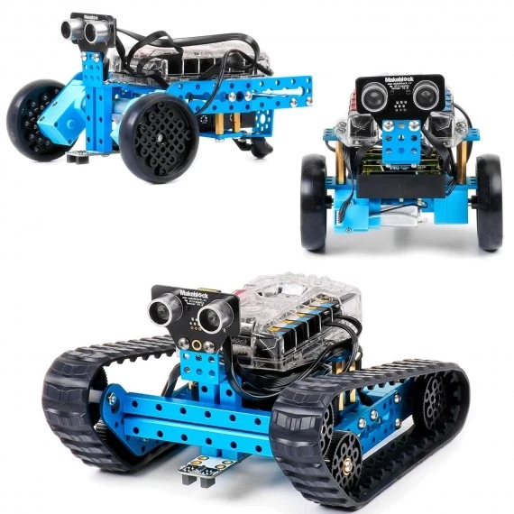 Juguetes de radiocontrol robots azules