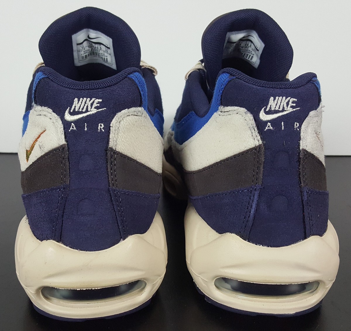air max 95 blackened blue light cream