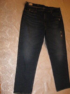 Gap Denim Sky High Straight WOMEN'S JEANS Low Stretch Distressed, 35/20R (40x30)