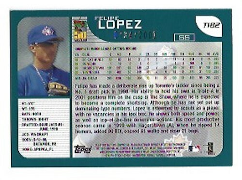 2001 TOPPS TRADED "Gold" Cards: T176 - T265 Pr: XXXX/2001 U PICK - Picture 27 of 191