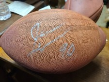 AUTOGRAPHED FOOTBALL JEVON KEARSE TENNESSEE TITANS SLIGHT FADED