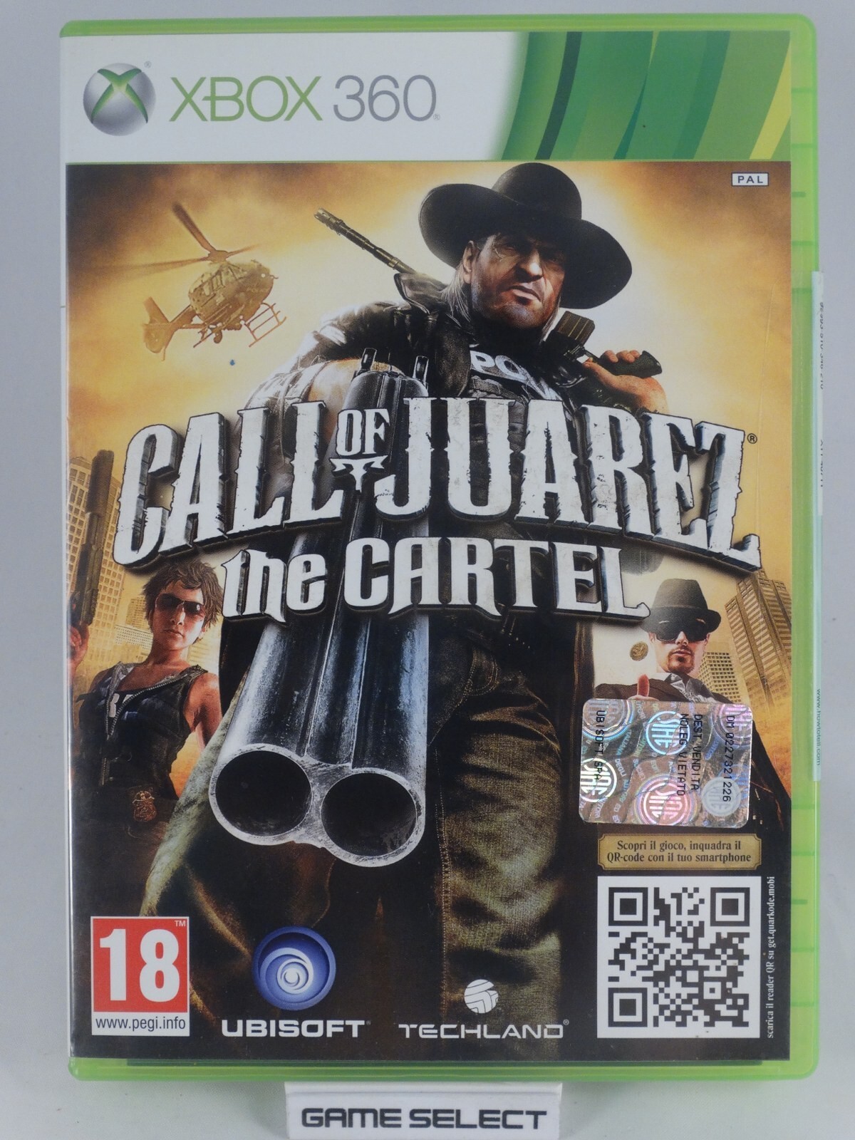 Call Of Juarez The Cartel Microsoft Xbox 360 Pal Original Complet