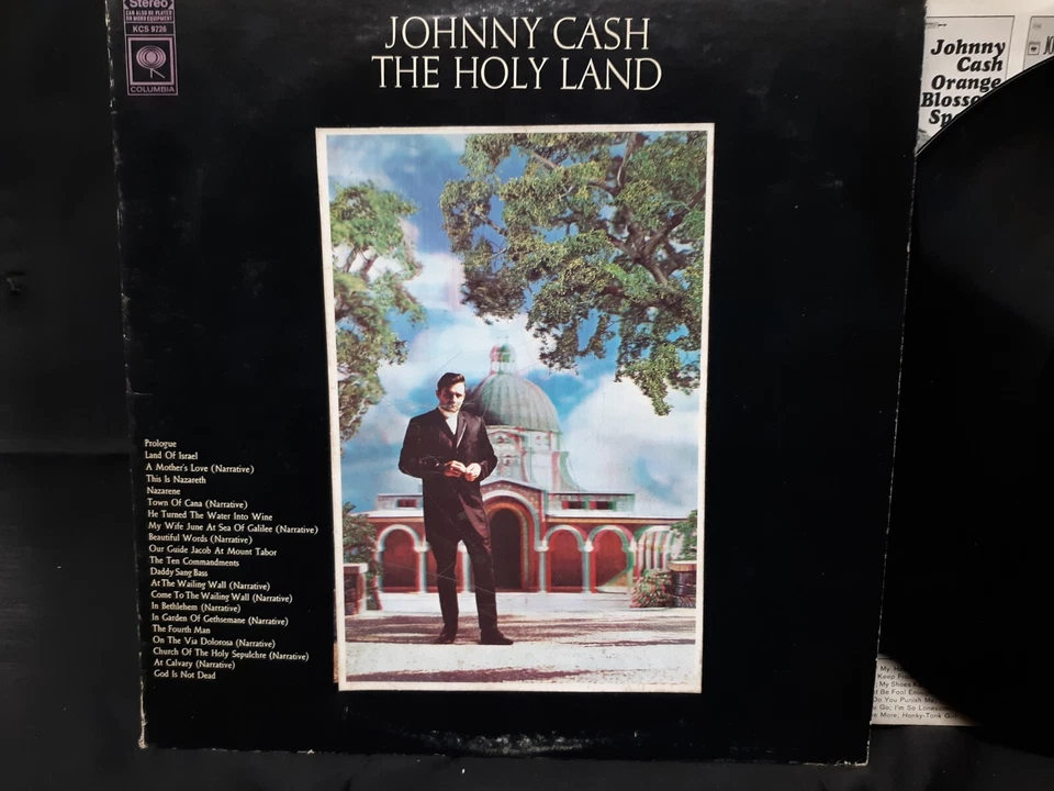 Johnny Cash The Holy Land vinyl LP Columbia records KCS 9726 1969 - Image 2 of 4