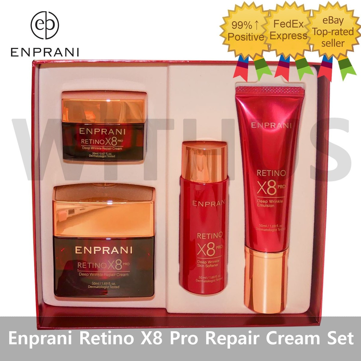 Enprani Retino Eight X8 Pro Deep Wrinkle Repair Cream Set Anti