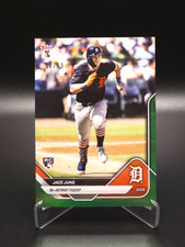 Jace Jung 2025 Topps Now Road To Opening Day Detroit Tigers Green #50/99 RC