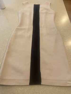MaxMara Cucito A Mano Women's Contrast Paneled Business Dress Sleeveless unsized