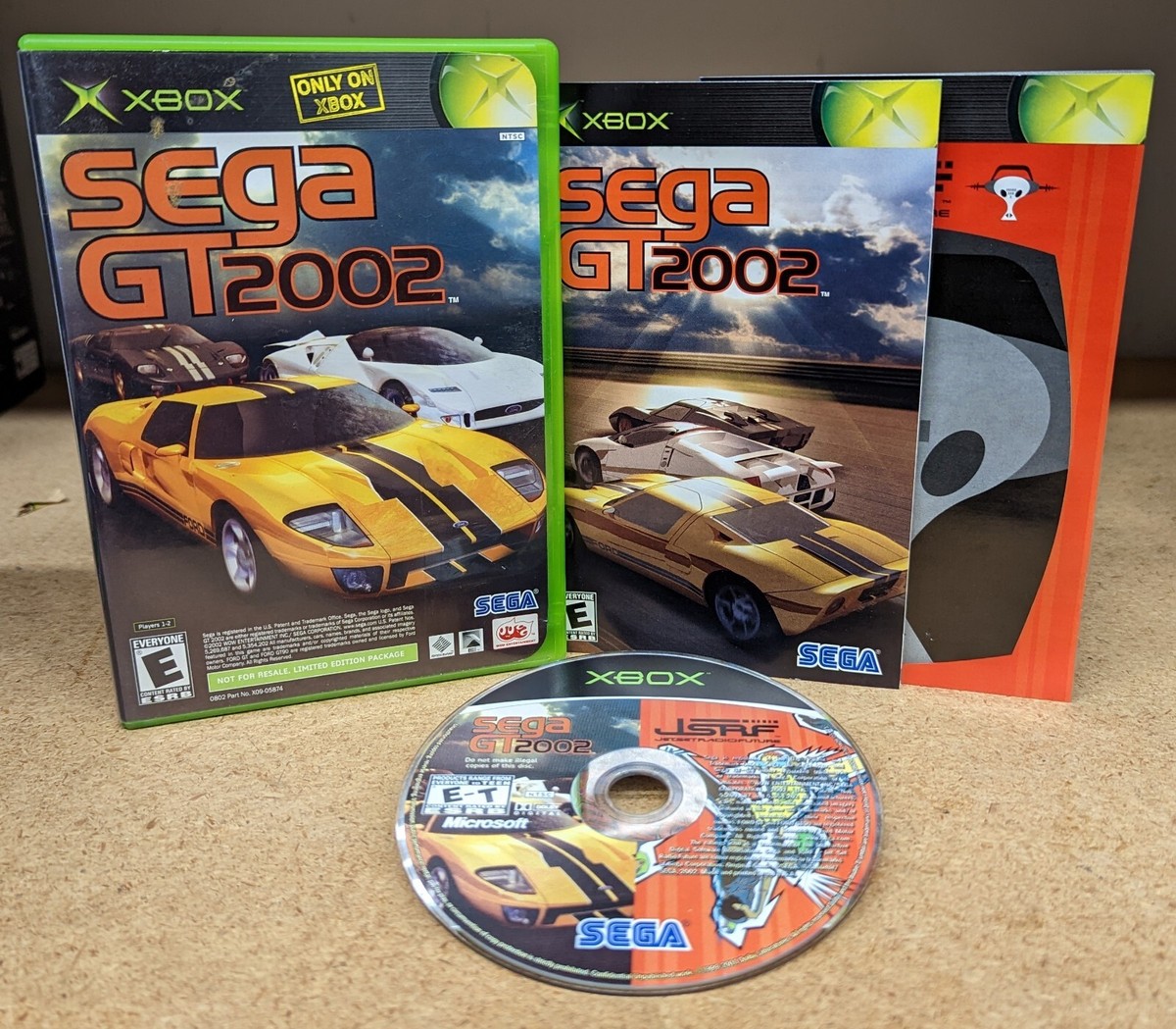 永久のユウグレ CDセット プラットフォーム/Two Of Us メガジャケ付 Sega GT 2002 Jet Set Radio Future Microsoft Xbox 360 Game VGC